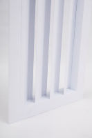 Grille d'aération fixe moderne en aluminium résistant aux intempéries pour l'extérieur et le bureau Installation facile et remplacement de retour