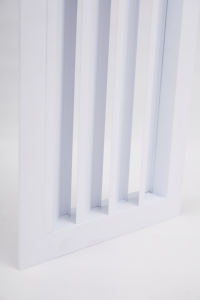 आधुनिक एल्यूमीनियम फिक्स्ड लाउवर ग्रिल आउटफिट के लिए बाहरी और कार्यालय आसान स्थापना और वापसी प्रतिस्थापन - Product Image 2