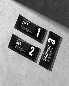 Rizador de pestañas de queratina vegana pura, bolsa pequeña con dosificación precisa, un grado de salón, cero residuos a la vez - Product Image 1