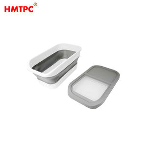 Cubo Plegable Portátil de Material TPR de Alta Calidad para Almacenamiento de Comida para Mascotas, Pequeño, Ajustable, Duradero, Material de Grado Alimenticio para Perros y <span class=keywords><strong>Gatos</strong></span> - Product Image 6