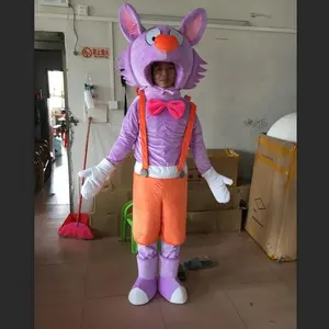 搞笑可爱cosplay巨型充气毛绒吉祥物熊猫熊狮子兔动物服装成人出售，节日/万圣节服装