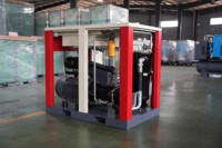 Compresseur d'air à vis rotatif PM VSD à faible bruit, haute efficacité, 10HP, 15HP, 20HP, 30HP, 100HP, avec sécheur d'air