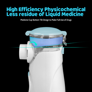 Commercialisation-Plomb <span class=keywords><strong>Moins</strong></span> <span class=keywords><strong>Cher</strong></span> Prix Rechargeable Mini Inhalateur Portable À Faible Bruit Nébuliseur À Maille À Usage Domestique - Product Image 6