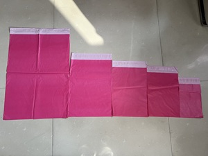 Precio de fábrica MOQ bajo entrega rápida correo especial al por mayor impermeable Color Rosa HDPE Express bolsa de embalaje de plástico - Product Image 5