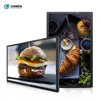Layar Menu Digital 43 Inci untuk Dinding, LCD Layar Terpisah, Layar Iklan, Layar Menu LCD untuk Makanan Cepat Saji di Dalam Ruangan