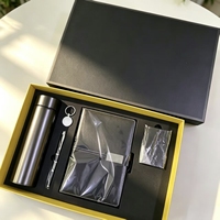 Coffret Cadeau d'Affaires Classique Haut de Gamme Personnalisable avec Logo : Clé USB, Haut-parleur, Stylo, Chargeur de Batterie, Parapluie, Boîte Cadeau – Fête des Pères