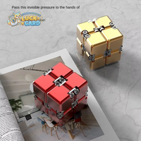YJ DIY Unlimited Magic Cube en alliage d'aluminium, jouet de décompression, nouveauté transfrontalière très populaire, cadeau anti-stress Tiebro