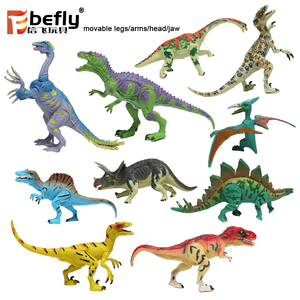 โมเดลไดโนเสาร์เวโลซีแรปเตอร์สีเหลืองแบบเคลื่อนไหวได้ ของเล่นแอคชั่นฟิกเกอร์พลาสติก - Product Image 4