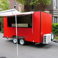 Remorque de cuisine standard australienne Waffle House Ice Cream Van Catering Cart Pizza Truck Food Truck Trailer