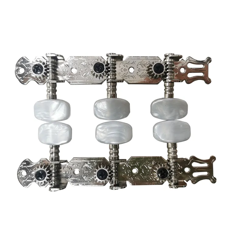 HUASHENG Popular Full SIze Guitar Tuning Pegs Kit 2 Pieces Machine Heads Musical Model Design Guitar Parts Accessories