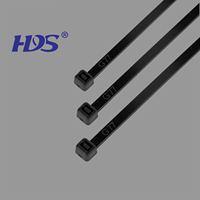 Attache-câble en nylon plastique autobloquant certifié HDS UL, 5 pouces, 2,5*120 mm, 100 pièces