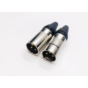 XLR erkek mikrofon fişi ses kablosu konektörü nikel kaplama OFC fiş ses soket aperatif fiş DMX 3 Pin XLR-<span class=keywords><strong>M</strong></span> mikrofon konnektör - Product Image 5