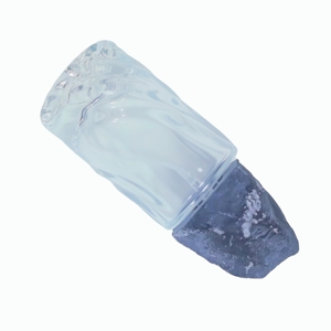 Flacons de parfum naturels de luxe personnalisés avec couvercle en cristal et bouchons en pierre - Product Image 4