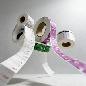 Adesivi in <span class=keywords><strong>PVC</strong></span> Personalizzati con Logo, <span class=keywords><strong>Etichette</strong></span> Autoadesive Impermeabili Rotonde per Imballaggio, Adesivi Fustellati - Product Image 1