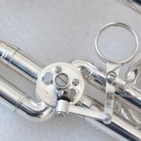 Wholesale Trumpet Professional Good Price Economical Trumpet Instrument Silver Plated Bb/A Piccolo Trumpet