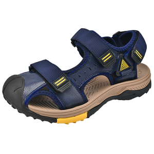 Nouveauté <span class=keywords><strong>Sandales</strong></span> plates sportives de luxe pour hommes en <span class=keywords><strong>cuir</strong></span> de vache véritable légères printemps été hiver plage activités de plein air grandes tailles - Product Image 1