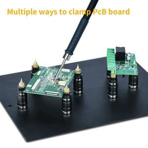 Support magnétique HZY TH086 pour cartes PCB – Colonnes de soudage robustes pour réparation de microsoudure de cartes mères – Outil de fixation et de serrage de PCB - Product Image 2