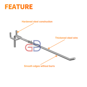 Móc thép dày với khả năng chịu tải mạnh mẽ cho móc cho các giải pháp lưu trữ và hàng hóa hiển thị có tổ chức - Product Image 2