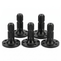 Arbre de transmission agricole à 6 cannelures de 1-3/8 pouces usiné CNC, couple élevé, robuste, fiable et résistant à l'usure pour tracteur agricole