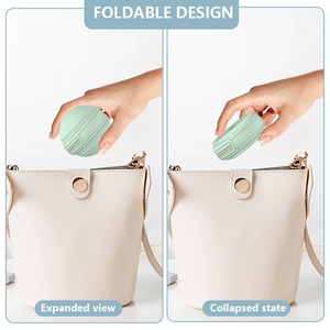 Nouvelle pochette à monnaie en silicone, sac à clés, sac de voyage portable, petite trousse de maquillage, sac de rangement multifonction avec fermeture éclair pour une utilisation en extérieur - Product Image 3