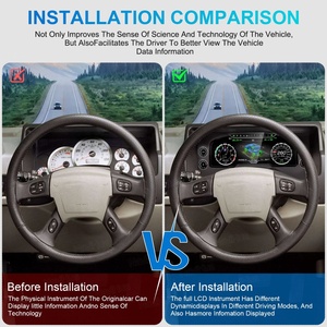 <b>For</b> Hummer H2 2003 2009 12.3 Inch Auto Meter Gauge LCD Dashboard Automotive <b>Speedometer</b> Virtual Cockpit Odometer - Product Image 6