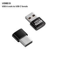 Premium on Stocks USB-C Female to USB2.0 a Male Charger Converter Adapter untuk Ponsel, Pad, dan Smart Watch