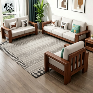 china factory seller cheapest customize small moq eco-friendly modern <b>sofa</b> new design living room furniture <b>wood</b> sectional <b>sofa</b> - Product Image 6