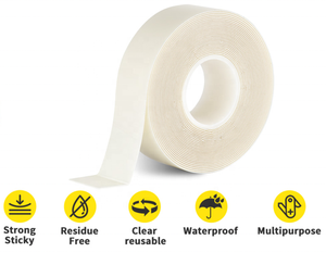 Cinta <span class=keywords><strong>de</strong></span> Espuma <span class=keywords><strong>de</strong></span> Doble Cara Gmark, Segura para Paredes Pintadas, Fácil <span class=keywords><strong>de</strong></span> Remover, Sin Residuos - Product Image 1