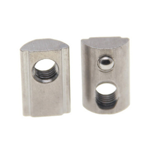 น็อตรูปตัวทีทำจากสเตนเลสสตีล8มม. <span class=keywords><strong>ต</strong></span>ัว T-Slot <span class=keywords><strong>ปลอม</strong></span>ถั่ว M6 M8ครึ่งกลมน็อตสปริง - Product Image 3