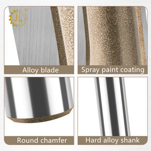 Mèche <span class=keywords><strong>droite</strong></span> CNC personnalisée pas cher prix 1/2 tige deux flûtes mèches droites pour bois CNC gravure <span class=keywords><strong>droite</strong></span> - Product Image 3