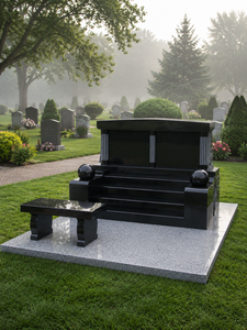 Mausoleo Vietnamita MA06 UnionStone para Jardín de Cementerio con Embalaje en Caja de Madera y 1 Año de Garantía - Product Image 6