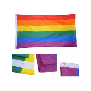 ธงความภาคภูมิใจในสวนธงความภาคภูมิใจของเกย์ธงภูมิใจขนาดเล็กพิมพ์ลายโพลีเอสเตอร์สีทั้งหมดกันน้ำ - Product Image 2