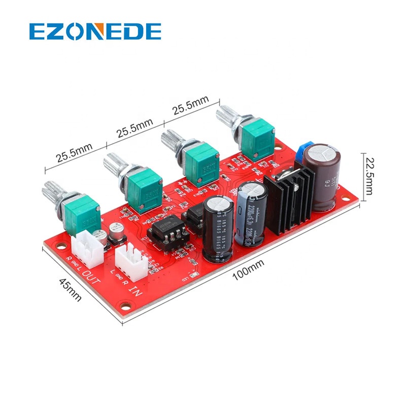 Préamplificateur Phono NE5532 Pour Tourne-disque MM/MC - Carte Ampli Stéréo 12-30V - Pour Maison, DIY Audio - Dimensions 50x30 Mm
