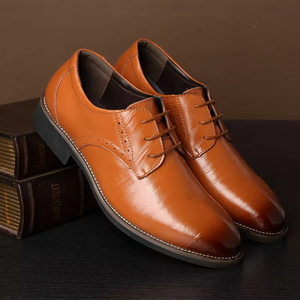 Zapatos Oxford de Cuero Genuino para Hombre, Estilo Italiano de Alta Gama, Hechos a Mano, para Boda, con Cierre Deslizante, Otoño, Ligeros, Bordados, Camuflaje - Product Image 6