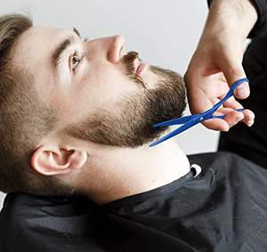 Ciseaux de coiffure professionnels en acier, ciseaux de barbier ergonomiques, pré<span class=keywords><strong>d</strong></span>écoupés avec précision, pour salon, usage domestique et barbier - Product Image 6
