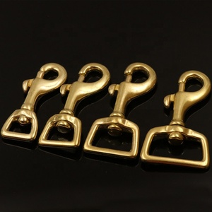 25Mm Rắn Đồng Thau Treo Xoay Snap <span class=keywords><strong>Hook</strong></span> Phụ Tùng Túi <span class=keywords><strong>Keychain</strong></span> Carabiner Móc Đồng - Product Image 4