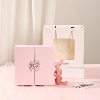 Boîte postale en carton ondulé rose personnalisée écologique Emballage d'expédition avec logo personnalisé pour cadeau Boîte cosmétique au détail