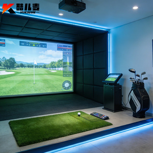 <span class=keywords><strong>Simulateur</strong></span> de <span class=keywords><strong>golf</strong></span> d'intérieur KUERMAI KEM-562 avec jeu de projection interactif et système de surveillance du lancement pour <span class=keywords><strong>simulateur</strong></span> de football - Product Image 4