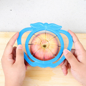 Fruit Slicer Stainless Steel Plastic Handle Apple Shaped Cutter Kitchen Tool For Fruits Vegetables - Product Image 2
