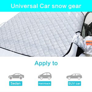 Housse de pare-brise de <span class=keywords><strong>voiture</strong></span> Frost Ice Housse de protection solaire magnétique Housse de pare-brise pour voitures - Product Image 6
