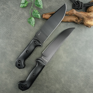 Couteau à lame fixe NEW <span class=keywords><strong>KB</strong></span> BK2/5/7/16, couteau de camping en plein air, lame 8Cr13Mov, manche en fibre de nylon, outil de survie, de randonnée et de chasse EDC - Product Image 2