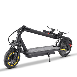 Patinete Eléctrico Plegable para Adultos, 10 Pulgadas, 500W, Aluminio, Doble Suspensión, Capacidad de 150 kg, Impermeable, Alcance de 40-60 km, S10-4H(3) 500W Mo - Product Image 2