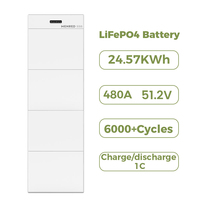 Système de Stockage d'Énergie Hybride Modulaire Mural (ESS) 40kWh 30kWh 25kWh 20kWh LiFePO4 51.2V 10-20kW CAN IP21 Garantie 5 Ans