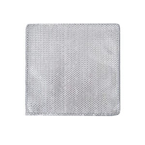Paño de limpieza de hilo plateado de 95g, paño de cocina de doble cara con patrón de rejilla M, engrosado, para ollas y sartenes - Product Image 1