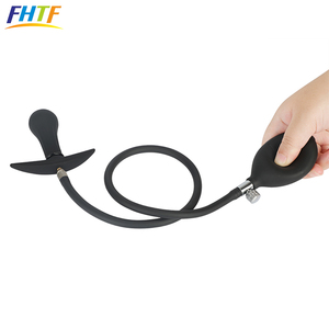 Aufblasbarer Silikon Butt Plug Riesige Anus Perlen <span class=keywords><strong>Anal</strong></span> Dilatator Erweiterbarer Stecker Prostata Massage gerät Fetisch Homosexuell Sexspielzeug - Product Image 5