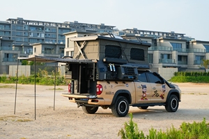 Caravana Mini 4x4 Personalizada 2026, Ligera, Impermeable, de Aluminio, Moderna, <span class=keywords><strong>para</strong></span> Camioneta Todoterreno, Fabricada en China - Product Image 2