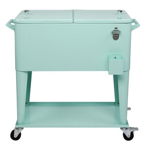 Carrito de Aislamiento Congelado Verde Menta 91x845x385cm Caja de Plástico - Product Image 5