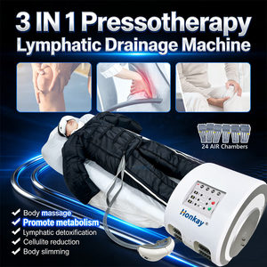 Appareil de pressothérapie à 24 chambres d'air avec fonction de massage des yeux pour le remodelage corporel professionnel, certifié CE - Product Image 1