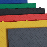 Nouveau matériau PP grille antidérapante carreaux de verrouillage renforcés tapis de sol de lavage de voiture amovibles
