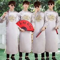Eco party Chinese Wedding Robe Groom sman Traditionelles chinesisches Brautkleid Herren Bräutigam Toast Kleid Tang Kostüm Dragon Jacket